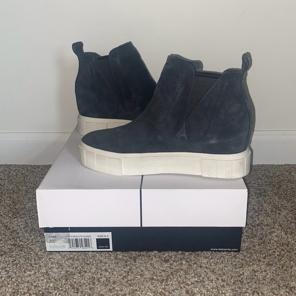 Dolce Vita Suede Boots -Zabie in Anthracite Size 9.5 - Picture 4 of 5
